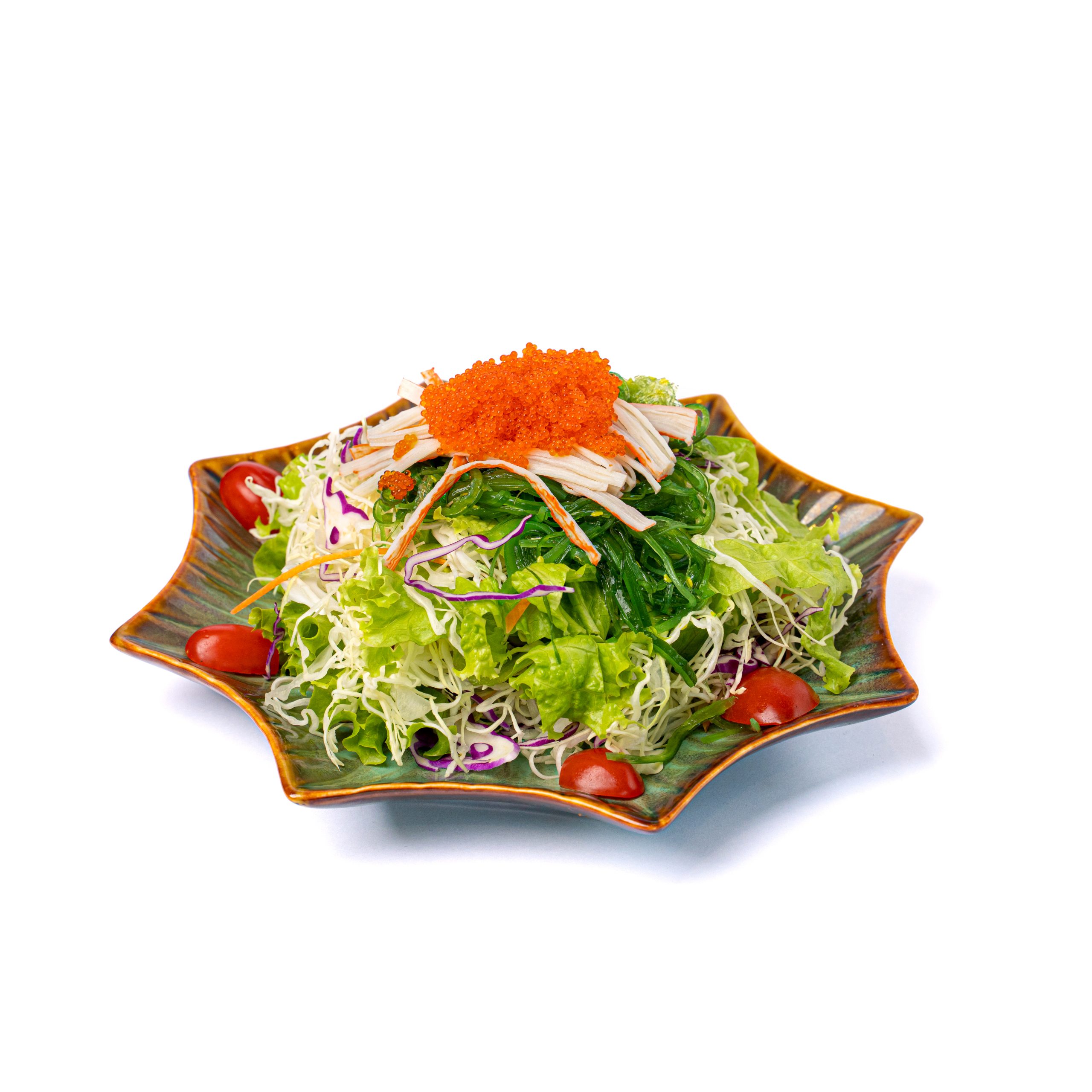 Salad Rau Xanh Rong Bien Trứng Cua - Menu Nam Dương