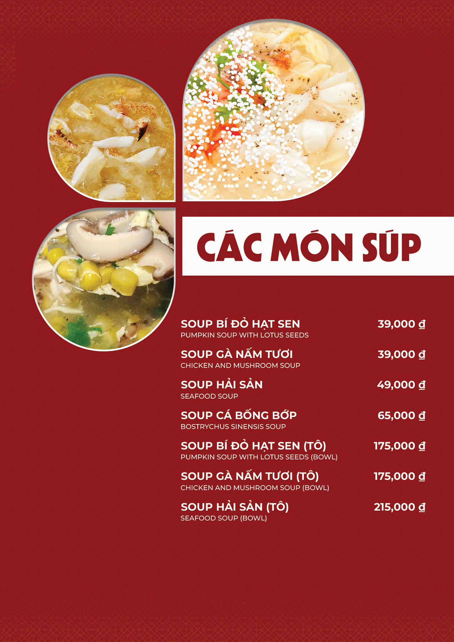 Menu Nha Hang Nam Duong 2A Lang Ha, Thanh Cong, Ba Dinh, Ha Noi 1