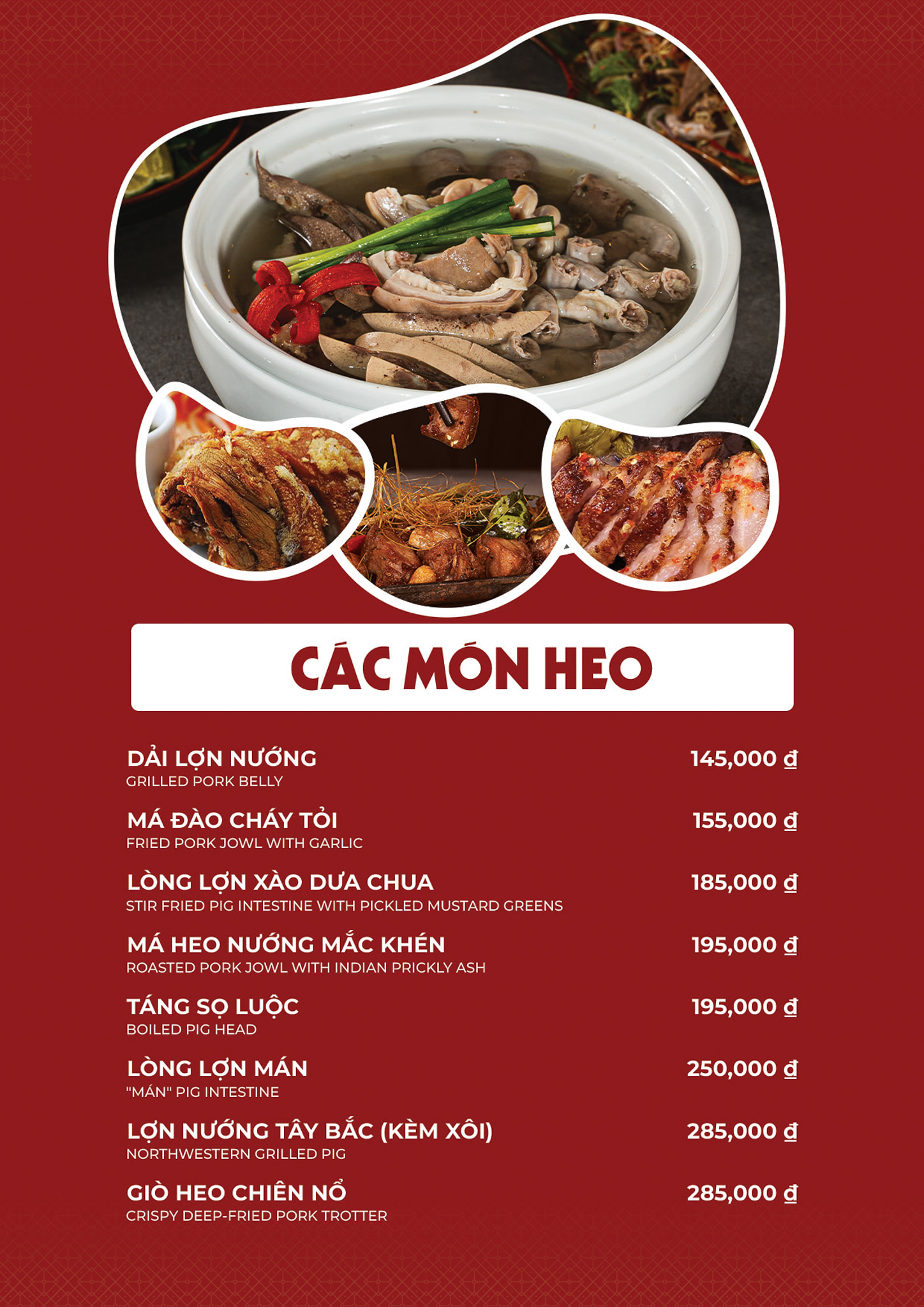 Menu Nha Hang Nam Duong 2A Lang Ha, Thanh Cong, Ba Dinh, Ha Noi 3