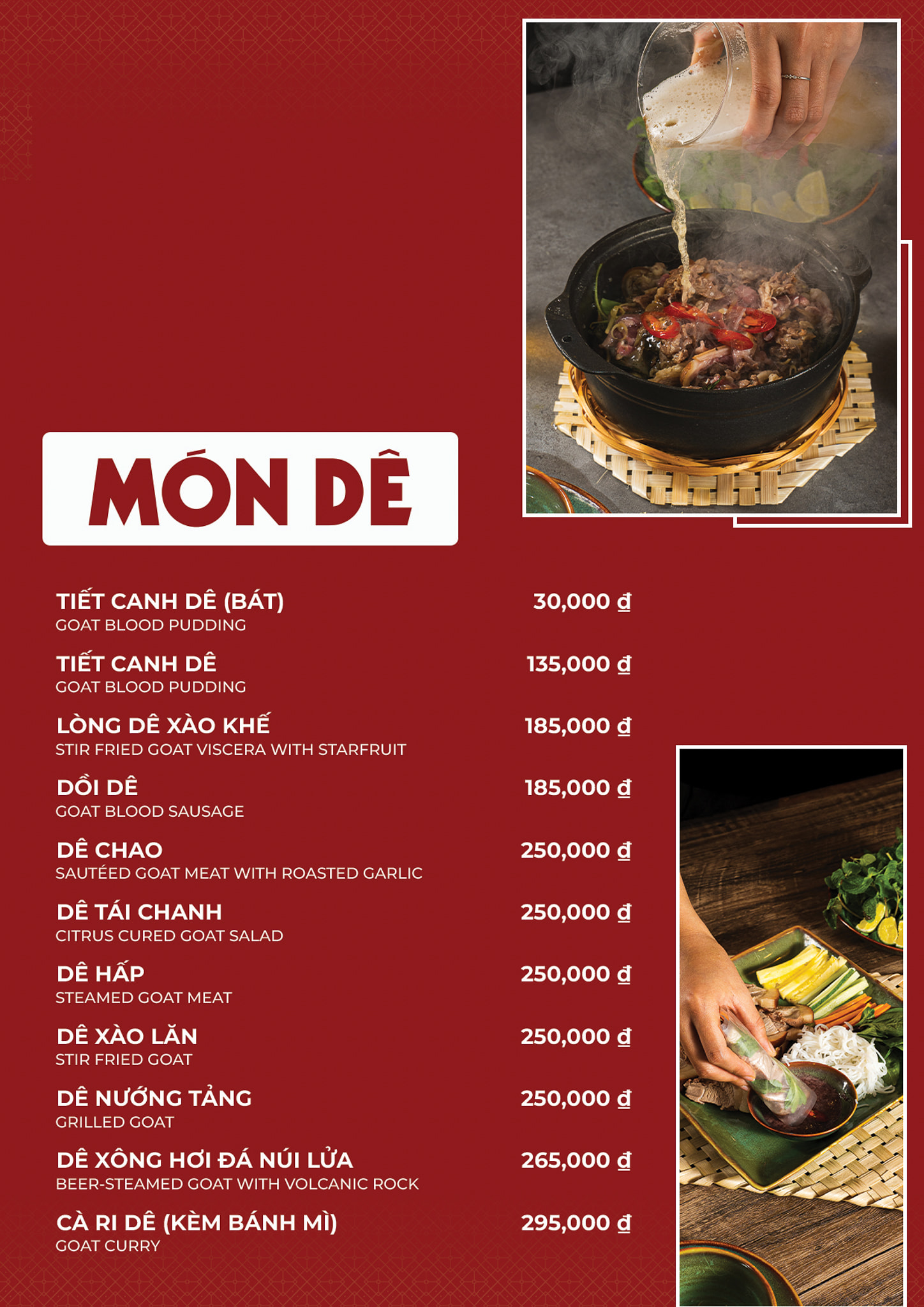 Menu Nha Hang Nam Duong 2A Lang Ha, Thanh Cong, Ba Dinh, Ha Noi 6